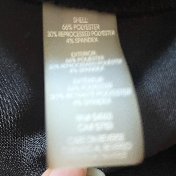 Calvin Klein Black Dress with flared sleeves sz 8 - Picture 6 of 7